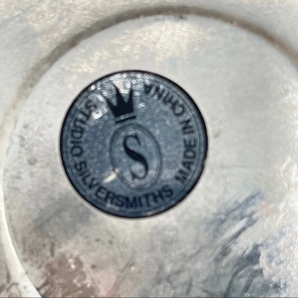 Studio Silver Smiths‎ Vintage Silver Plated Fruit Basket Bowl With Handle